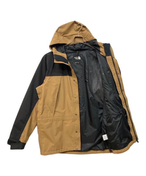 THE NORTH FACE（ザ ノース フェイス）THE NORTH FACE (ザ ノース フェイス) マウンテンライトジャケット ブラウン×ブラック サイズ:SIZE XLの古着・服飾アイテム