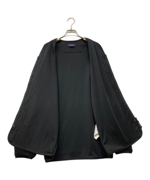 COMME des GARCONS HOMME（コムデギャルソン オム）COMME des GARCONS HOMME (コムデギャルソン オム) ボアジップジャケット ブラック サイズ:Lの古着・服飾アイテム