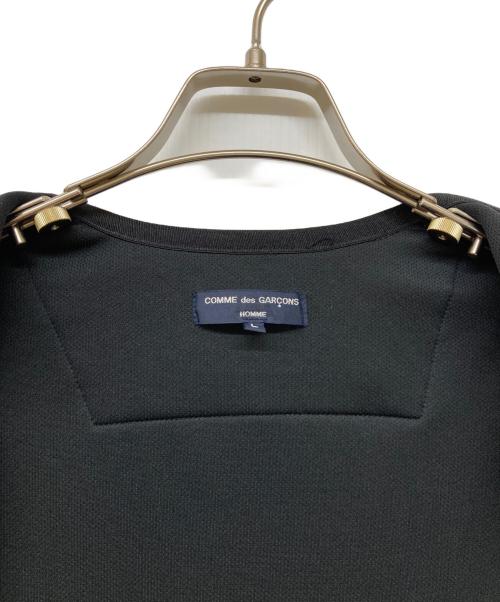 COMME des GARCONS HOMME（コムデギャルソン オム）COMME des GARCONS HOMME (コムデギャルソン オム) ボアジップジャケット ブラック サイズ:Lの古着・服飾アイテム