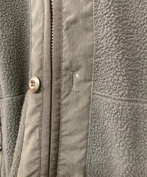 COMME des GARCONS HOMME（コムデギャルソン オム）COMME des GARCONS HOMME (コムデギャルソン オム) ボアジップジャケット ブラック サイズ:Lの古着・服飾アイテム