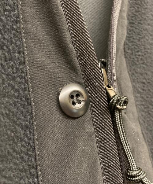 COMME des GARCONS HOMME（コムデギャルソン オム）COMME des GARCONS HOMME (コムデギャルソン オム) ボアジップジャケット ブラック サイズ:Lの古着・服飾アイテム