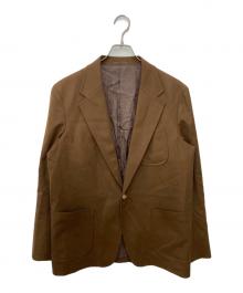 UNITED ARROWS & SONS（ユナイテッドアローズ＆サンズ）の古着「PLAIN BLAZER」｜ブラウン