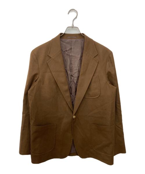 UNITED ARROWS & SONS（ユナイテッドアローズ＆サンズ）UNITED ARROWS & SONS (ユナイテッドアローズ＆サンズ) PLAIN BLAZER ブラウン サイズ:XLの古着・服飾アイテム
