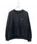 stussy（ステューシー）の古着「Swirl Applique Crew Sweat」｜ブラック