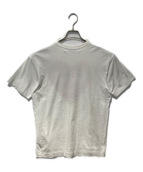 PLAY COMME des GARCONS（プレイコムデギャルソン）PLAY COMME des GARCONS (プレイコムデギャルソン) ハートロゴワッペンTシャツ ホワイト×レッド サイズ:Lの古着・服飾アイテム