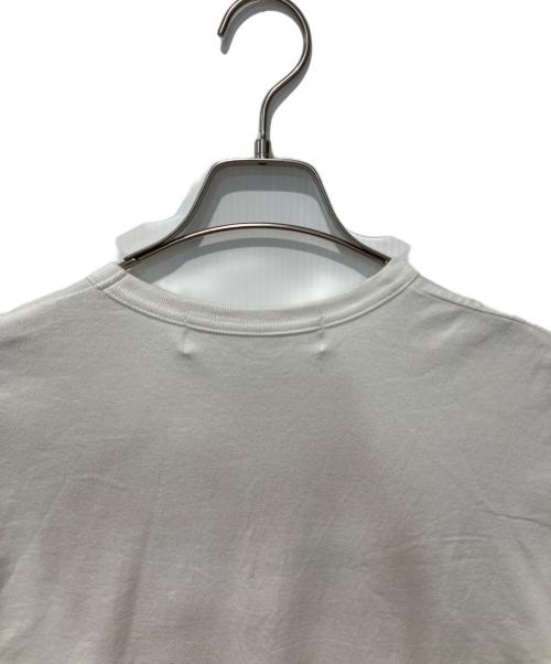 PLAY COMME des GARCONS（プレイコムデギャルソン）PLAY COMME des GARCONS (プレイコムデギャルソン) ハートロゴワッペンTシャツ ホワイト×レッド サイズ:Lの古着・服飾アイテム