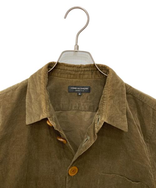 COMME des GARCONS HOMME PLUS（コムデギャルソンオムプリュス）COMME des GARCONS HOMME PLUS (コムデギャルソンオムプリュス) コーデュロイシャツ カーキ サイズ:Ｍの古着・服飾アイテム