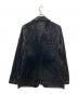 COMME des GARCONS SHIRT (コムデギャルソンシャツ) ベロアジャケット ブラック サイズ:M：18000円