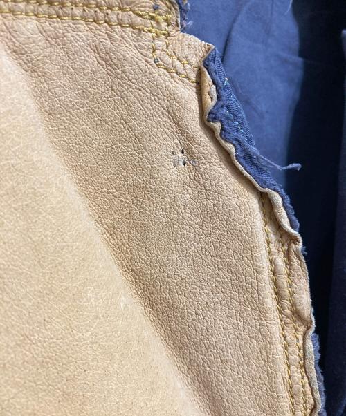 COMME des GARCONS SHIRT（コムデギャルソンシャツ）COMME des GARCONS SHIRT (コムデギャルソンシャツ) エイジング加工ピッグスキンレザーコート ベージュ サイズ:Mの古着・服飾アイテム