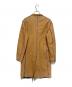 COMME des GARCONS SHIRT (コムデギャルソンシャツ) エイジング加工ピッグスキンレザーコート ベージュ サイズ:M：20000円