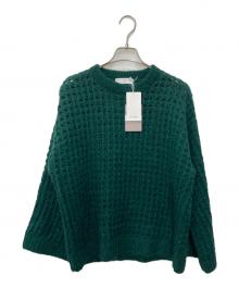 TRICOTS JEAN MARC（トリコットジーンマルク）の古着「モヘア混ニット」｜グリーン