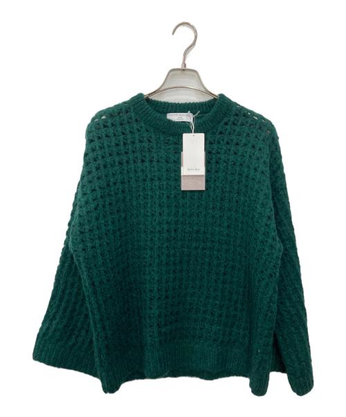 TRICOTS JEAN MARC（トリコットジーンマルク）TRICOTS JEAN MARC (トリコットジーンマルク) モヘア混ニット グリーン サイズ:FREE 未使用品の古着・服飾アイテム