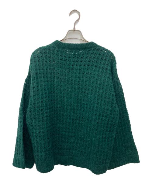 TRICOTS JEAN MARC（トリコットジーンマルク）TRICOTS JEAN MARC (トリコットジーンマルク) モヘア混ニット グリーン サイズ:FREE 未使用品の古着・服飾アイテム