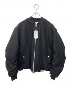OAMCオーエーエムシー）の古着「Peacemaker Minimal Bomber」｜ブラック