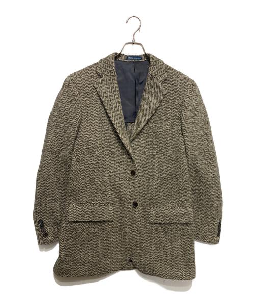 POLO RALPH LAUREN（ポロ・ラルフローレン）POLO RALPH LAUREN (ポロ・ラルフローレン) ウールテーラードジャケット ブラック×ベージュ サイズ:SIZE A6の古着・服飾アイテム