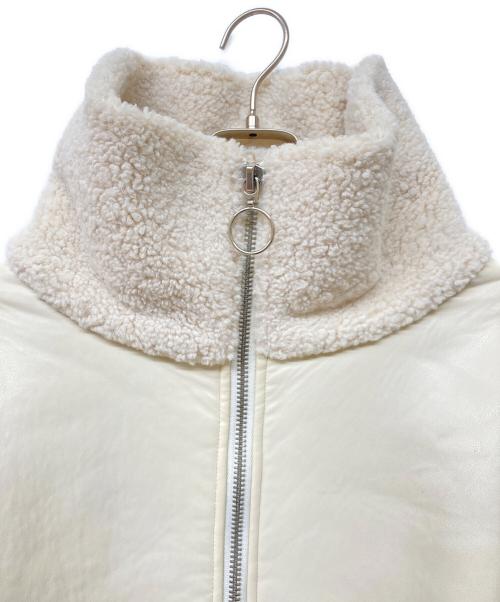 ANDMARY（アンドマリー）ANDMARY (アンドマリー) elmo over boa jacket アイボリー サイズ:FREEの古着・服飾アイテム