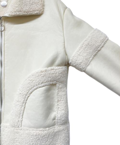 ANDMARY（アンドマリー）ANDMARY (アンドマリー) elmo over boa jacket アイボリー サイズ:FREEの古着・服飾アイテム