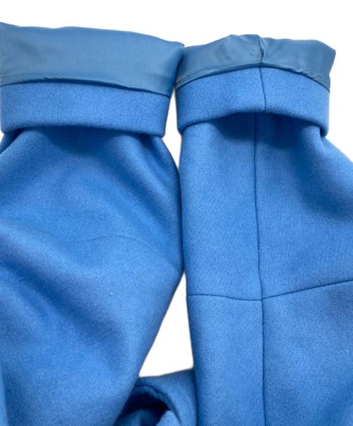 L'AUBE BLANC（ローブ ブラン）L'AUBE BLANC (ローブ ブラン) ウールベルテッドコート スカイブルー サイズ:FREEの古着・服飾アイテム