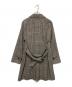 UNITED ARROWS TOKYO (ユナイテッドアローズトウキョウ) ベルテッド バルカラーコート グレー サイズ:M：5000円