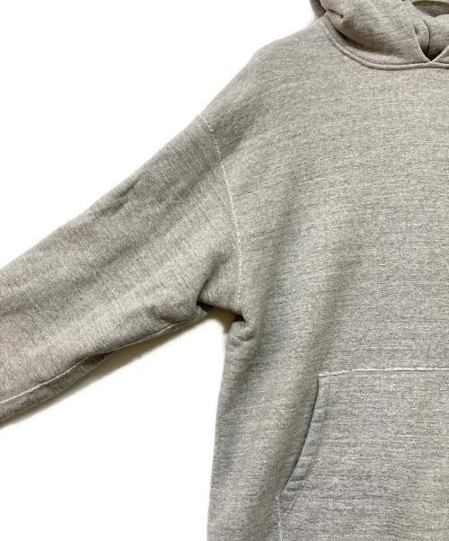 BARNS OUTFITTERS（バーンズアウトフィッターズ）BARNS OUTFITTERS (バーンズアウトフィッターズ) 吊り編みプルオーバーパーカー グレー サイズ:Lの古着・服飾アイテム