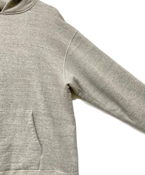 BARNS OUTFITTERS（バーンズアウトフィッターズ）BARNS OUTFITTERS (バーンズアウトフィッターズ) 吊り編みプルオーバーパーカー グレー サイズ:Lの古着・服飾アイテム