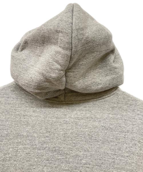 BARNS OUTFITTERS（バーンズアウトフィッターズ）BARNS OUTFITTERS (バーンズアウトフィッターズ) 吊り編みプルオーバーパーカー グレー サイズ:Lの古着・服飾アイテム