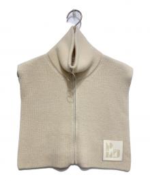 PHEENY（フィーニー）の古着「Half cardigan zip snood」｜アイボリー