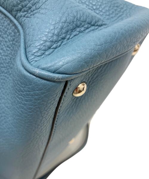 GUCCI（グッチ）GUCCI (グッチ) 2WAYバッグ ブルーの古着・服飾アイテム