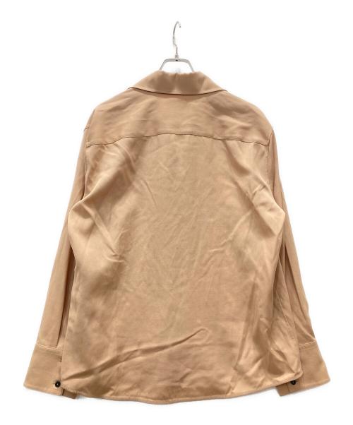 JIL SANDER（ジルサンダー）JIL SANDER (ジルサンダー) バージンウールシャツ ベージュ サイズ:40の古着・服飾アイテム