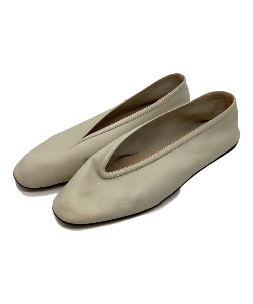 LE MONDE BERYL（ル・モンド・ベリル）LE MONDE BERYL (ル・モンド・ベリル) LUNA SLIPPER アイボリー サイズ:38の古着・服飾アイテム