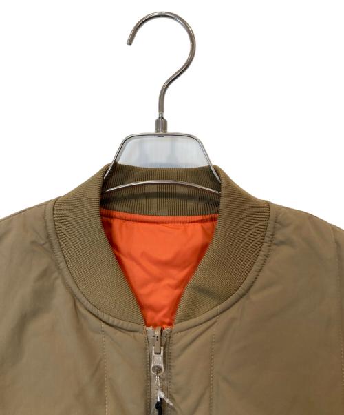 PWA（プア）PWA (プア) TWO-FACE QUILTED VEST ブラウン サイズ:XLの古着・服飾アイテム