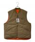 PWA（プア）の古着「TWO-FACE QUILTED VEST」｜ブラウン