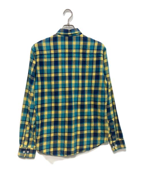 SUPREME（シュプリーム）Supreme (シュプリーム) Plaid Flannel Shirt イエロー×ブルー サイズ:Sの古着・服飾アイテム