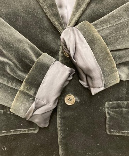 Paul Smith London（ポールスミスロンドン）Paul Smith London (ポールスミスロンドン) ベロアテーラードジャケット　473347 ブラック サイズ:Sの古着・服飾アイテム