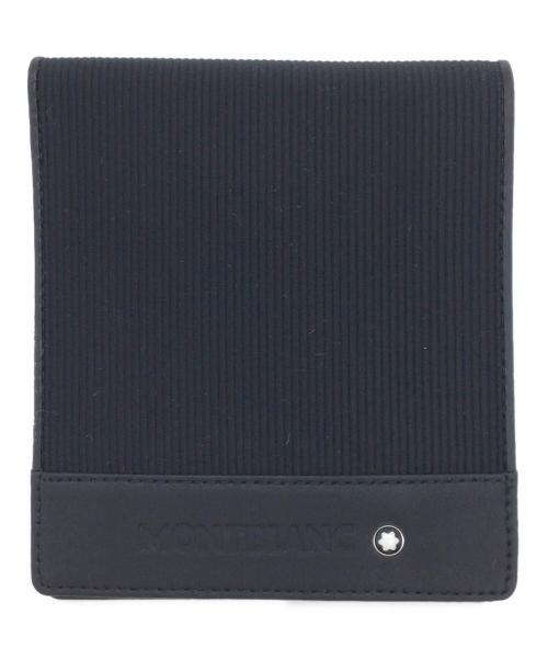 MONTBLANC（モンブラン）MONTBLANC (モンブラン) 2つ折り財布 ブラックの古着・服飾アイテム
