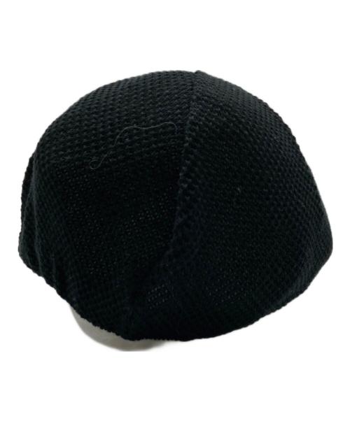 SHINYA KOZUKA（シンヤコズカ）SHINYA KOZUKA (シンヤコズカ) THOUGHTS KNITTED CAP　ソーツ ニッテッド キャップ ブラック サイズ:不明の古着・服飾アイテム