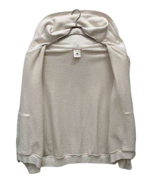 moojimooji（ムージームージー）MOOJIMOOJI (ムージームージー) ジップパーカー アイボリー サイズ:Lの古着・服飾アイテム