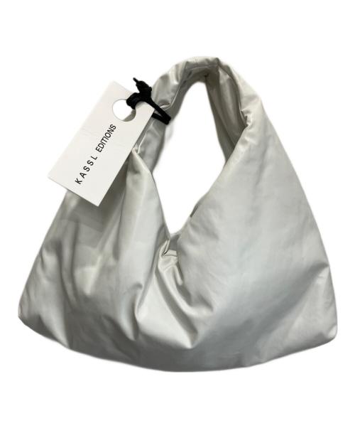 KASSL EDITIONS（カッスル エディションズ）KASSL EDITIONS (カッスル エディションズ) アンカーハンド オイルコーティング トートバッグ ホワイトの古着・服飾アイテム