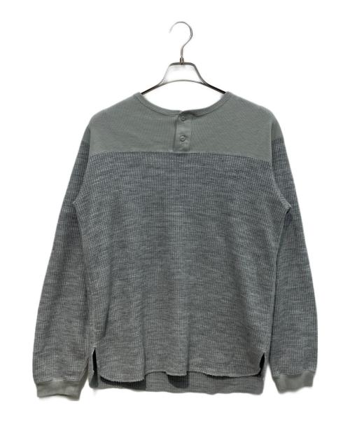 nonnative（ノンネイティブ）nonnative (ノンネイティブ) HUNTER HENLEY NECK L/S TEE A/P/W THERMAL グレー サイズ:2の古着・服飾アイテム