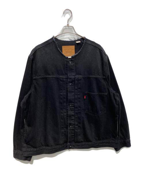 LEVI'S（リーバイス）LEVI'S (リーバイス) EDIFICE (エディフィス) 別注 Type 1 Trucker Jacket ブラック サイズ:XXLの古着・服飾アイテム
