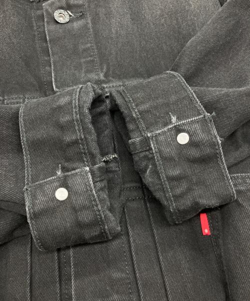 LEVI'S（リーバイス）LEVI'S (リーバイス) EDIFICE (エディフィス) 別注 Type 1 Trucker Jacket ブラック サイズ:XXLの古着・服飾アイテム