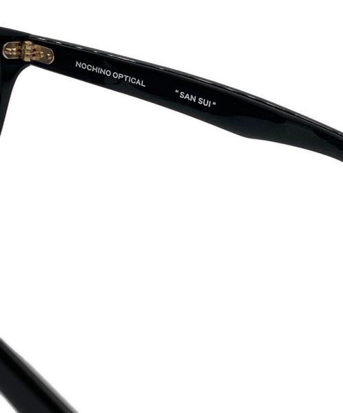 NOCHINO OPTICAL（ノチノオプティカル）NOCHINO OPTICAL (ノチノオプティカル) サングラス　SAN SUI ブラック サイズ:49/20/147の古着・服飾アイテム