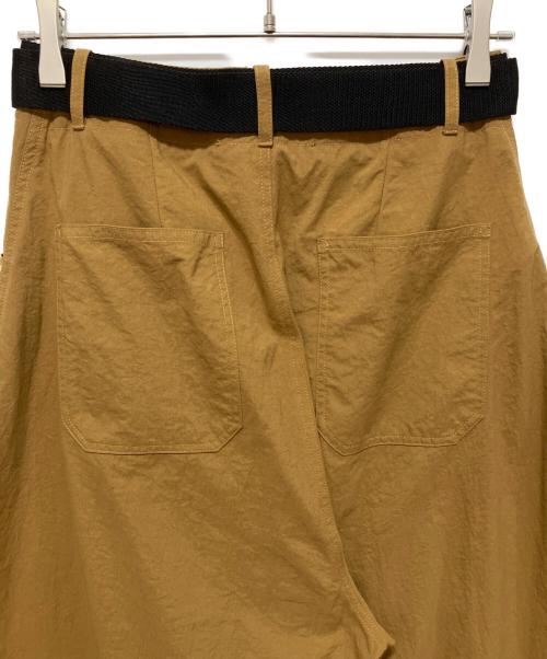 PLAN C（プランシー）PLAN C (プランシー) ベルテッドワイドパンツ カーキ サイズ:38の古着・服飾アイテム