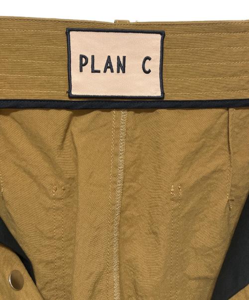 PLAN C（プランシー）PLAN C (プランシー) ベルテッドワイドパンツ カーキ サイズ:38の古着・服飾アイテム