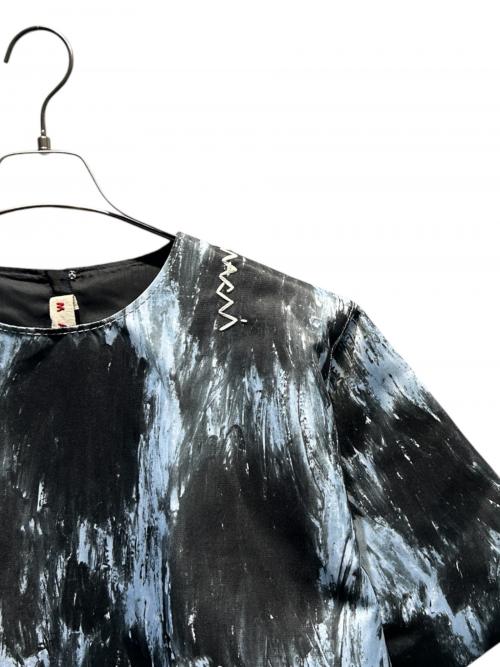 MARNI（マルニ）MARNI (マルニ) ダッチェスサテン ミニドレス/ABMA1342SU ブラック サイズ:38の古着・服飾アイテム