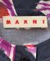 中古・古着 MARNI (マルニ) ローズプリントコットンポプリンワンピース ブラック サイズ:40：25000円