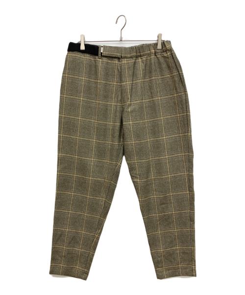 Graphpaper（グラフペーパー）Graphpaper (グラフペーパー) GLENCHECK COOK PANTS　グレンチェックコックパンツ ベージュ サイズ:Freeの古着・服飾アイテム