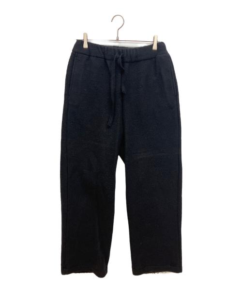 YOKE（ヨーク）YOKE (ヨーク) WOOL FREECE LOUNGE PANTS ウールフリースラウンジパンツ　イージーパンツ ブラック サイズ:2の古着・服飾アイテム