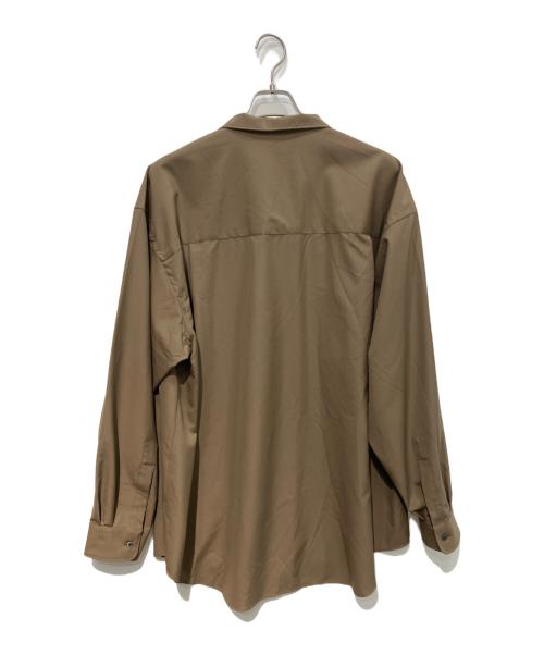 Graphpaper（グラフペーパー）Graphpaper (グラフペーパー) Regular Collar Shirt ブラウン サイズ:Freeの古着・服飾アイテム