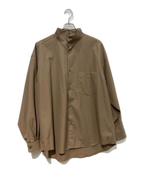 Graphpaper（グラフペーパー）Graphpaper (グラフペーパー) Regular Collar Shirt ブラウン サイズ:Freeの古着・服飾アイテム